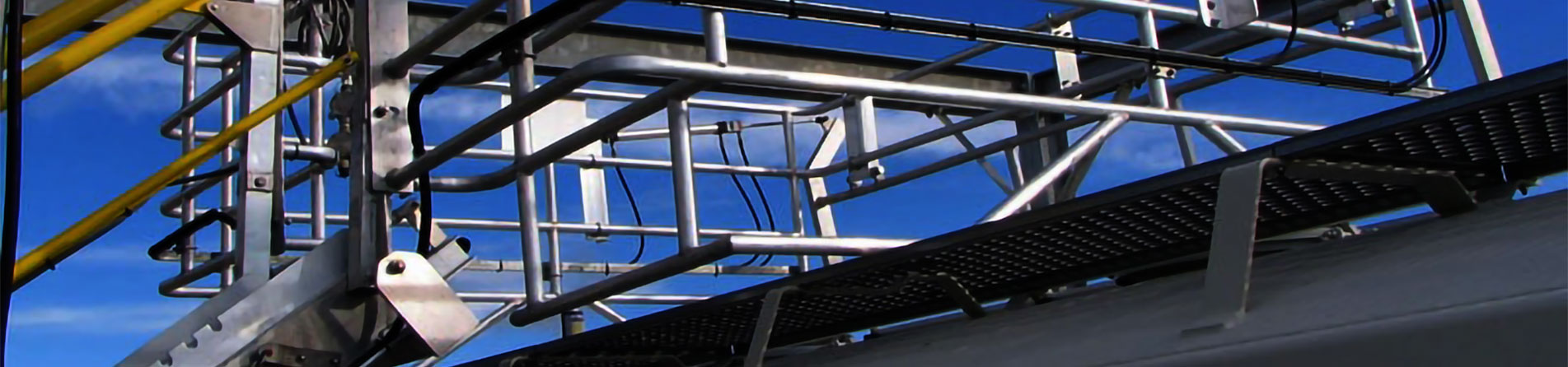 Industrial stairs and access platform